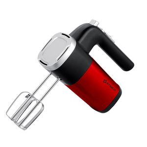 Batidora de mano Imaco HM400R, 400w, con 5 velocidades, rojo-negro