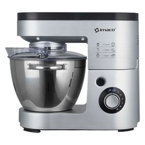 Batidora pedestal Imaco SM1500 1500w, 6 velocidades, tazón de 5.5 litros, gris