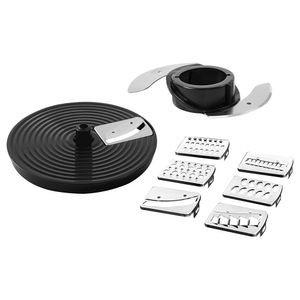 Procesador de alimentos 8 en 1 Imaco FP7581 750w, 2 velocidades, capacidad de 1.2 litros, negro