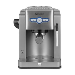 Cafetera expresso Imaco IECM192T 900w, capacidad 1200 ml, 19 bares, plateado