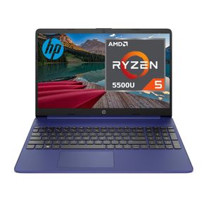 Laptop HP 15-e2517la 15.6", AMD Ryzen 5-5500U, 512GB SSD, 12GB RAM, Windows 11, azul