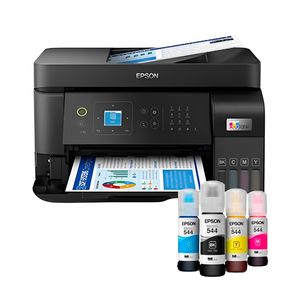 Impresora multifuncional Epson EcoTank L5590 inalámbrica, Wifi, inyección de tinta, con tanques recargables
