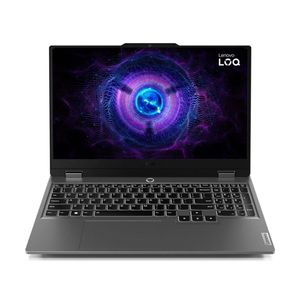 Laptop Lenovo LOQ 15.6" FHD IPS, Intel Core I5-12450HX, 4.40GHz, 8GB DDR5, 512GB SSD, Video RTX 3050 6GB, FreeDOS, gris