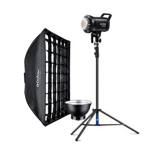Combo: Luz Continua Godox SL60IID + Parante + Softbox Godox F6090 + Reflector