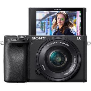 Cámara Mirrorless Sony Alpha A6400 Aps-C semi profesional con Lente 16-50mm