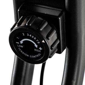 Bicicleta estática plegable Ultimate Fitness X20 resistencia por fricción, máx. 100kg, negro