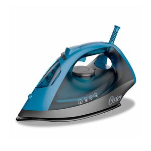 Plancha vapor Oster Cerámica GCSTBS6052 40% mas vapor, 1600 W, azul