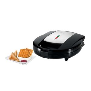 Sandwichera Oster CKSTSM3891053 700w, capacidad 2 panes, termostato automático, negro
