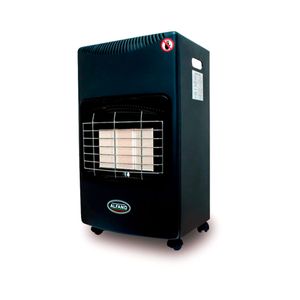 Estufa a gas Alfano LD168GQF 4200W, hasta 30m2, GLP, para interior o exterior, negro
