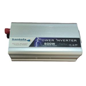 Inversor de corriente Santofa 12v a 220v, 2 usb, 800w, DC a AC