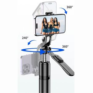 Selfie Stick G Mobile C07 trípode, con bluetooth, gira 360°, extendible hasta 2m, negro