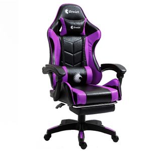 Silla gamer Ergonómica Dreizt Shine Series, máx 120 kg, inclinación 155°, color purpura