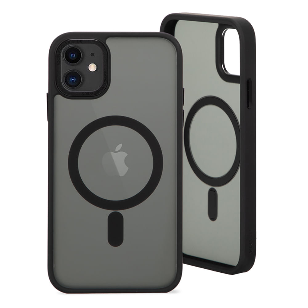 Case para iPhone 11 con Magsafe, negro Coolbox