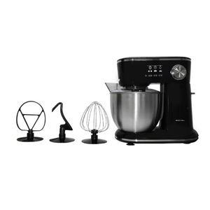 Batidora de pedestal Royal RY-KM50 1000W, 12 velocidades, tazón de 5 litros, negro