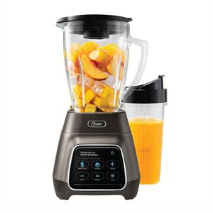 Licuadora Oster BLSTPYG1312XBG motor reversible 1000 W, 3 velocidades, 1.5 litros, plomo con vaso BLend-N-Go