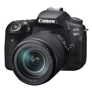 Reacondicionado: Cámara Canon EOS 90D DSLR lente EF-S 18-135 (Estabilizador Imagen en el Lente) + Estuche Nac + Memoria 64GB