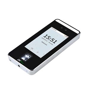 Control de acceso y asistencia biométrica facial, ZKteco SPEEDFACE-V5L/ID, negro