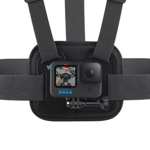Arnés con soporte para pecho GoPro, compatible con Hero 13 y posteriores , negro