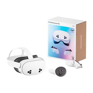 Gafas de realidad virtual Meta Quest 3S, 128GB, pack cable link, blanco