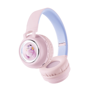 Audífono bluetooth on ear Izuum para niño, reproducción máx. 9 horas, rosado
