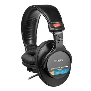 Audífonos on ear sin micrófono Sony MDR-7506 con adaptador 1/4, negro