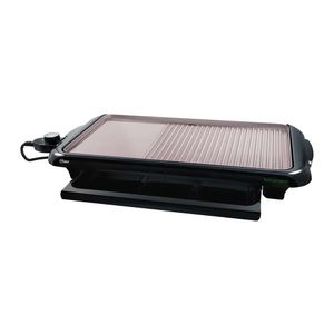 Plancha y parrilla Oster CKSTGR5085053 1450w, recubrimiento Bioceramic, negro