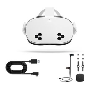 Gafas de realidad virtual Meta Quest 3S, 128GB, pack elite, blanco