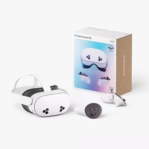 Gafas de realidad virtual Meta Quest 3S, 128GB, pack elite, blanco