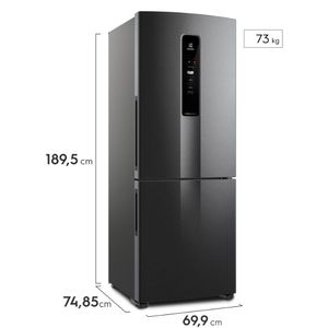 Refrigeradora Electrolux No Frost Bottom Freezer 490L - IB7B