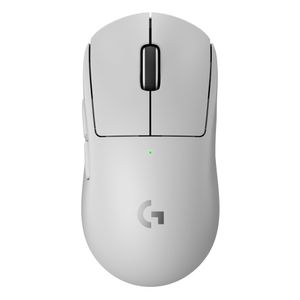 Mouse gamer Logitech G Pro X Superlight 2 Wireless Lightspeed, receptor USB, 32000 dpi, recargable, blanco