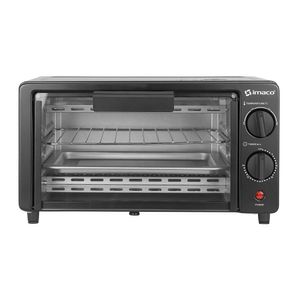 Horno eléctrico Imaco HE900B 800w, 9 litros, hasta 200°C, negro