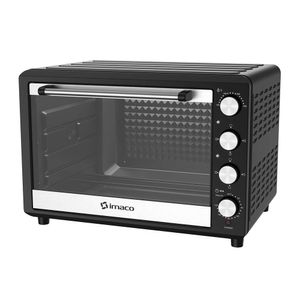 Horno rosticero eléctrico Imaco HEB75R 2400w, 75 litros, timer de 120 minutos, negro
