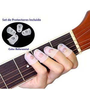 Guitarra Electroacústico, acabado gloss, clavijas abiertas, azul