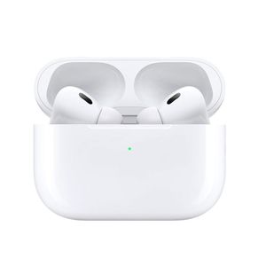 AirPods Pro (2da Gen) resistente al agua IPX4, USB Tipo-C, duración máx. 30 horas con estuche de carga, blanco