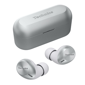 Audífonos Technics True Wireless AZ40M2, 5.5 horas de Reproducción, cancelación de ruido, silver