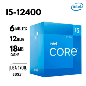 PC Gamer Intel I5-12400, 4.40GHz, 32GB DDR4, 1TB SSD M.2, fuente 550W, monitor 23.8" FHD