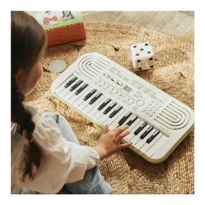 Teclado SA-50 Pack Kids de 2-5 años, 50 canciones, 10 canciones, blanco