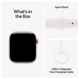 Apple Watch Series 10 (42mm) Gps, M/L, resistente al agua, hasta 18 horas de bateria, rosado
