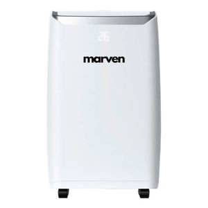 Aire acondicionado Marven portátil 4 en 1 1200W, 12000 BTU, panel digital, blanco