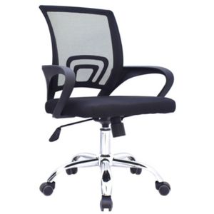 Silla Atlantis ejecutiva, para oficina, diseño ergonómico, rodachines de nylon, negro