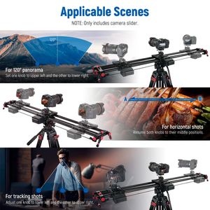 Slider motorizado Neewer, 120cm, negro