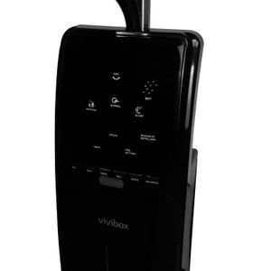 Ventilador industrial Vivibox 100W, 3 velocidades, giro de 90°, negro