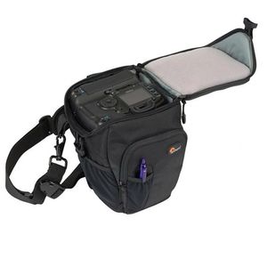 Estuche para cámara SLR Lowepro Toploader Pro 70AW interior acolchado, negro