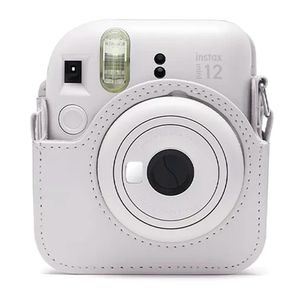 Estuche Fujifilm Instax Mini 12 correa ajustable, protección duradera, blanco