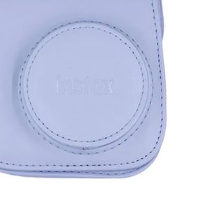 Estuche Fujifilm Instax Mini 11 cuero sintético, correa ajustable, lila