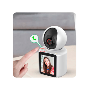 Cámara IP Wi-fi para niños o bebes, full HD, con Pantalla 2.8', blanco