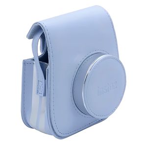 Estuche Fujifilm Instax Mini 11 cuero sintético, correa ajustable, lila