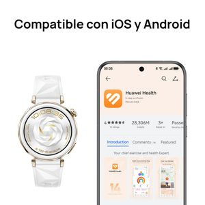 Smartwatch HUAWEI GT 5 Pro 42mm, bluetooth, GPS, resistencia al agua, blanco