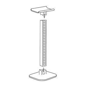 Soporte para audífonos T-12 RGB, cable USB, negro