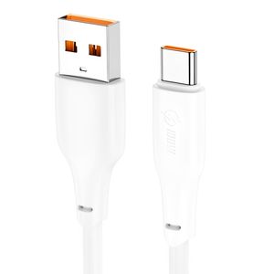 Cable tipo-C a USB Tranyoo carga súper rápida, 6A, 1m, blanco